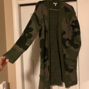 Camo Cardigan